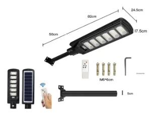 Miniatura 3 de LAMPARA SOLAR CON TUBO PARA POSTE 300W